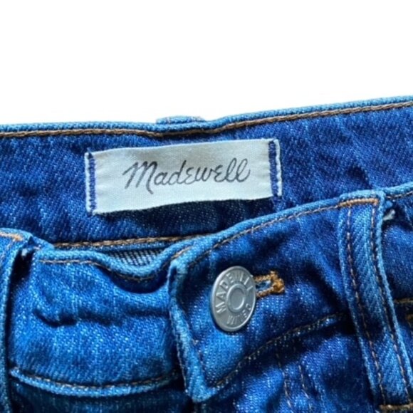 Madewell Classic Straight Seamed Edition Jeans in Bandry Wash 25 - Picture 3 of 6